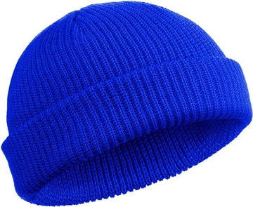 Dark Blue Snowboarding Hats Winter Beanies