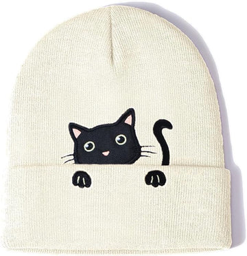 Cute Cat Beanie for Cat Lover