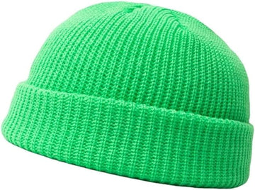 Neon Green Beanie Salty Lined Beanie