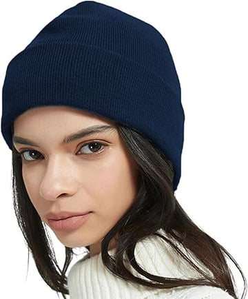 Navy Blue Women Beanie