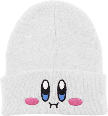 White Kirby Beanie Cute Anime Hat