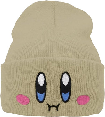 Beige Kirby Beanie Cute Anime Hat