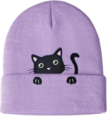 Cute Cat Beanie for Cat Lover