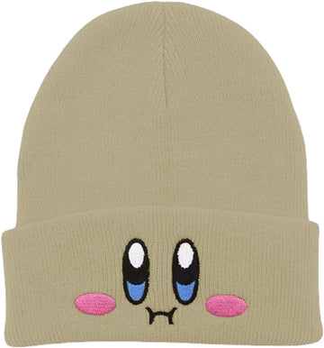 Beige Kirby Beanie Cute Anime Hat