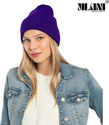 Purple Beanie For Women