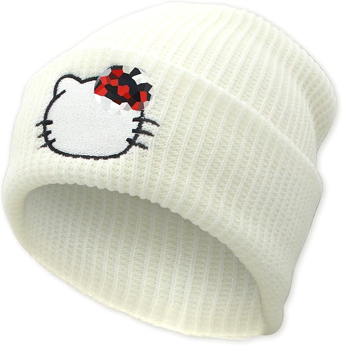 Anime Beanie Cute Kawaii Beanie Knit Hats, Funny Beanie Hat Winter Skiing Slouchy beanie