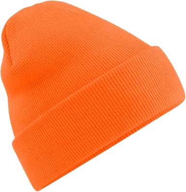 Orange Women Slouchy Beanie