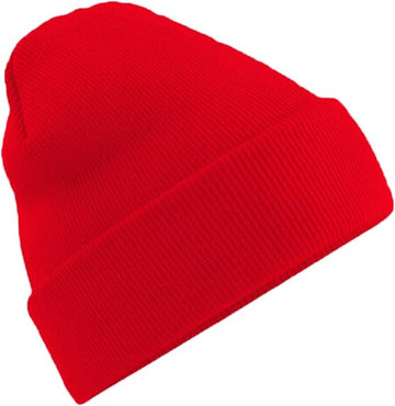 Soft Red Beanie Winter Hats