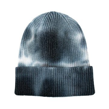 Tie-dye knit hat