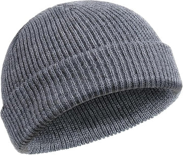 Dark Gray Ski Hats Winter Beanies