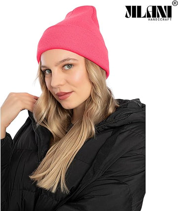 Knit Cuffed Plain Women Beanie