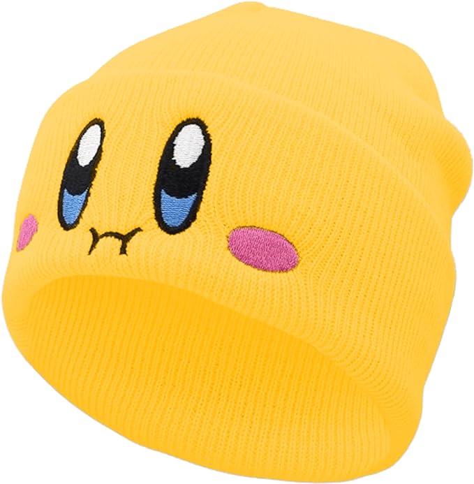 Yellow Kirby Beanie Cute Anime Hat