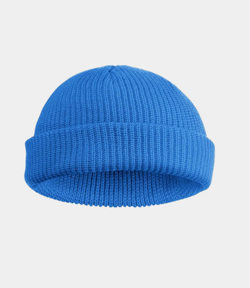 Aqua Blue Skull Cap