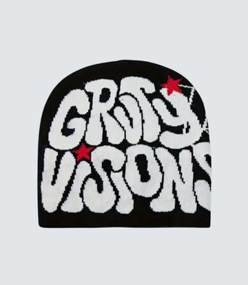 Gruty Vision Beanie Y2K Hat Spider Web Beanie