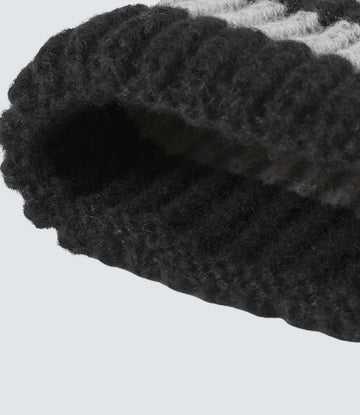 Stripe Beanie Knitted Hat