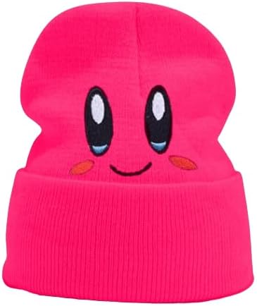 Jilani Handicraft kirby beanie for adult winter hats kids beanie kirby hat anime beanie kawaii hats cartoon benaie kirby costume hat black friday beanie pink hats women beanies for winter cap pink beanie smiley beanie christmas hats cool beanie girls