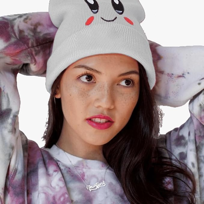 Jilani Handicraft kirby beanie for adult winter hats kids beanie kirby hat anime beanie kawaii hats cartoon benaie kirby costume hat black friday beanie pink hats women beanies for winter cap pink beanie smiley beanie christmas hats cool beanies winter hats for girls beanies ladies beanies