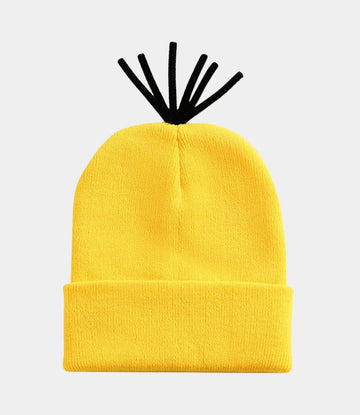 Jilani Handicraft minions beanie yellow winter hat skull cap halloween costume gru beanie kevin beanie minions hat yellow beanie banana hats winter beanie halloween party beanie bonnet HALLOWEEN costume minion beanie women beanies for girls beanie yellow hat wig beanie scary hat yellow hat mustard beanie banana beanie slouchy beanie knit hat