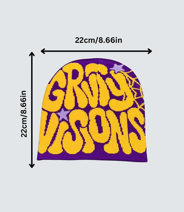 Grvty Beanie Y2K Hat Graphic Beanie