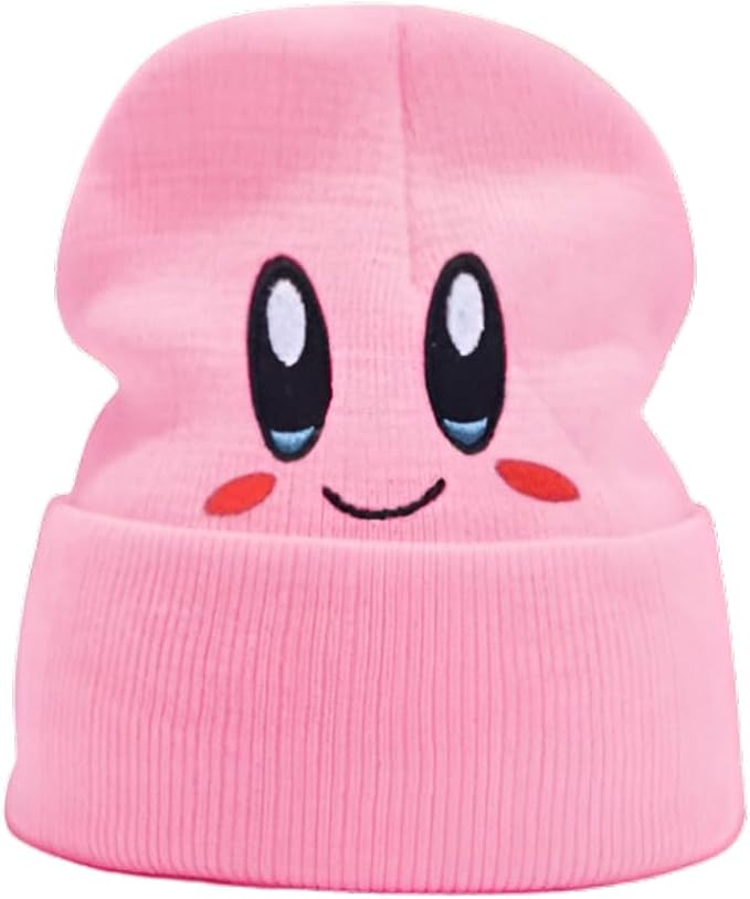 Jilani kirby hat winter hats kirby costume hats for kids kirby beanie winter beanies for women beanie christmas beanie halloween hat anime beanie kawaii beanie ladies beanie for men skullcap slouchy beanie pink beanie hat y2k beanie christmas gifts