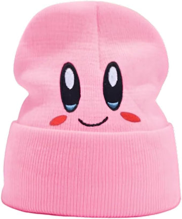 Jilani kirby hat winter hats kirby costume hats for kids kirby beanie winter beanies for women beanie christmas beanie halloween hat anime beanie kawaii beanie ladies beanie for men skullcap slouchy beanie pink beanie hat y2k beanie christmas gifts