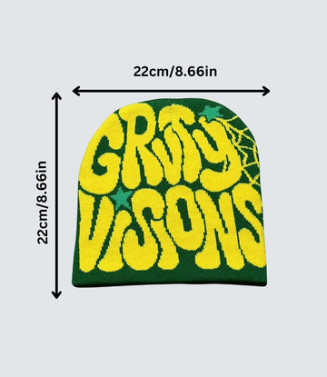 Gruty Beanie Y2K Hat Short Beanie