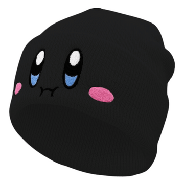 Black Kirby Beanie Cute Anime Hat